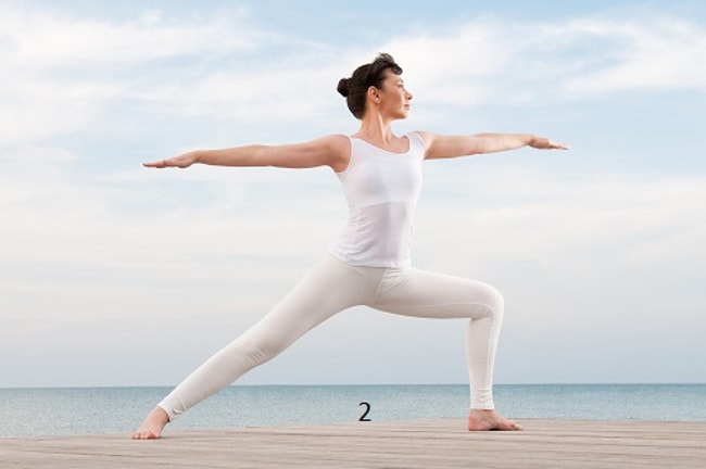 tư thế yoga chiến binh