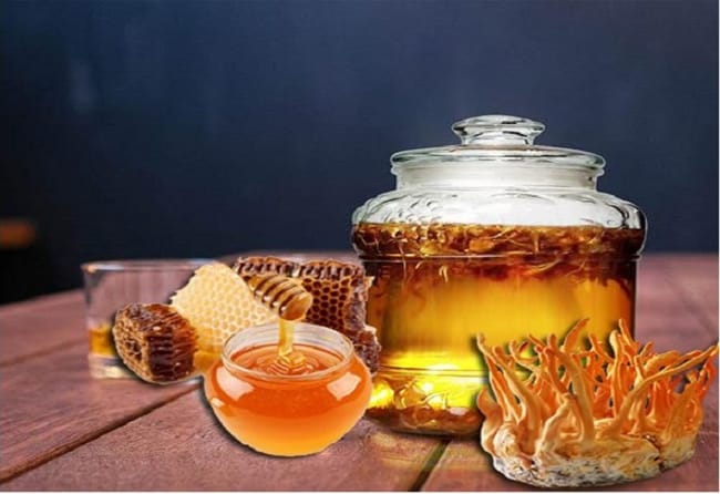 Cách ngâm đông trùng hạ thảo với mật ong