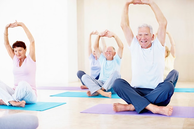 [các] bài tập yoga dành cho người cao tuổi sống khỏe mỗi ngày